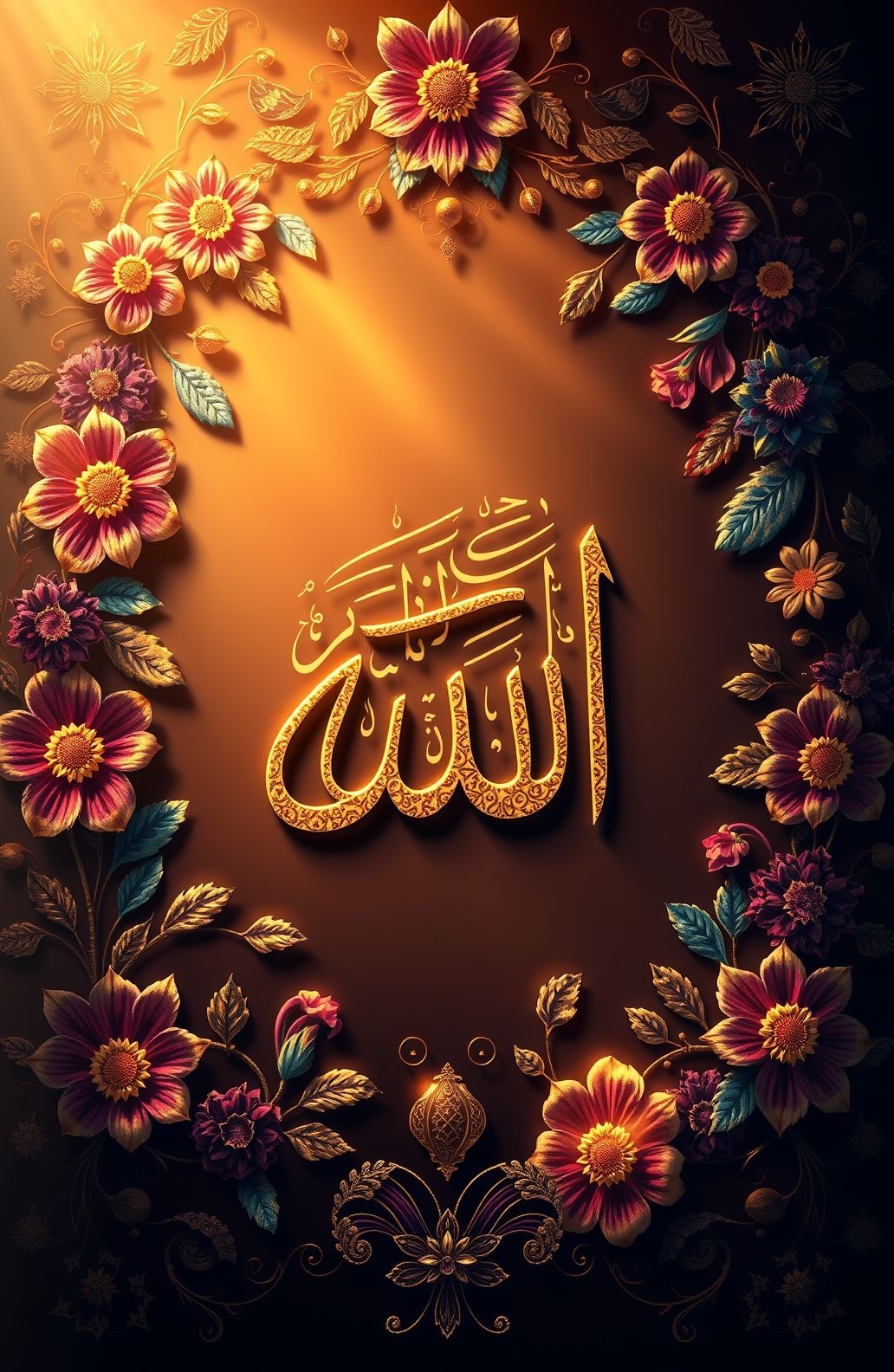 Most Beautiful Allah Muhammad Wallpaper