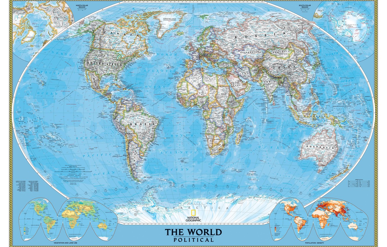 Wallpaper The World Map National Geographic Image For Desktop