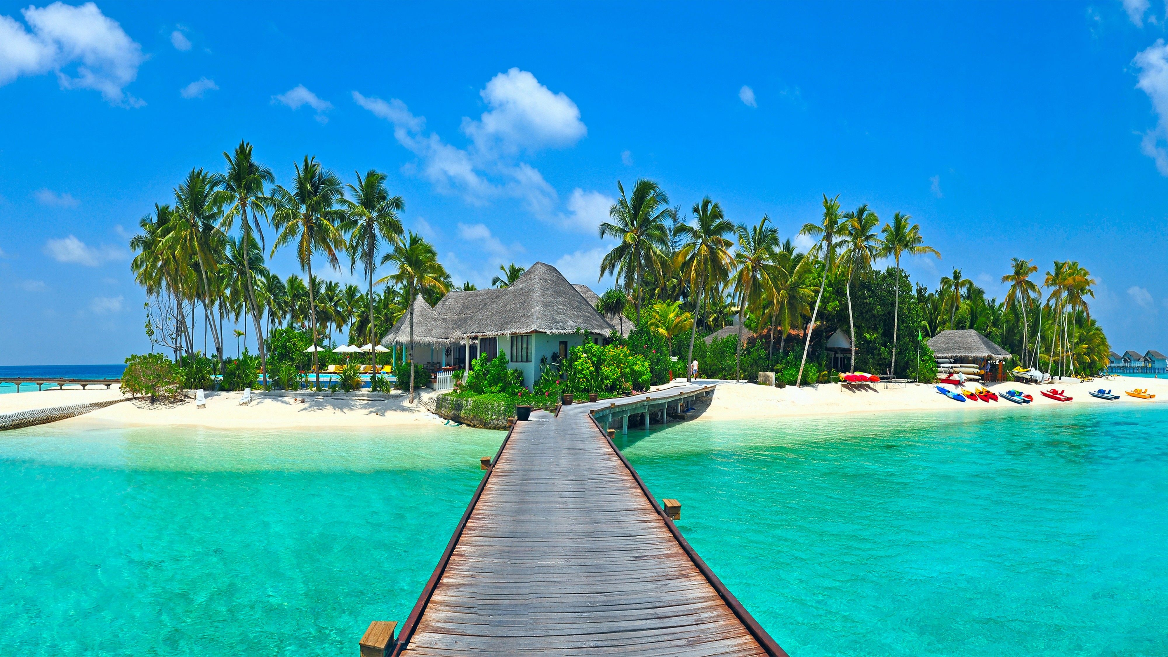 Tropical Paradise Desktop Wallpaper Top
