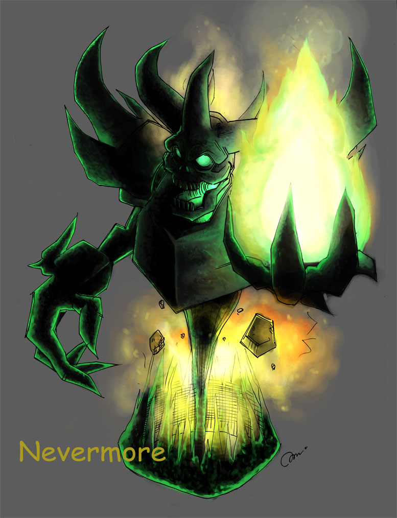 Defend Of The Ancient Art Nevermore Shadowfiend