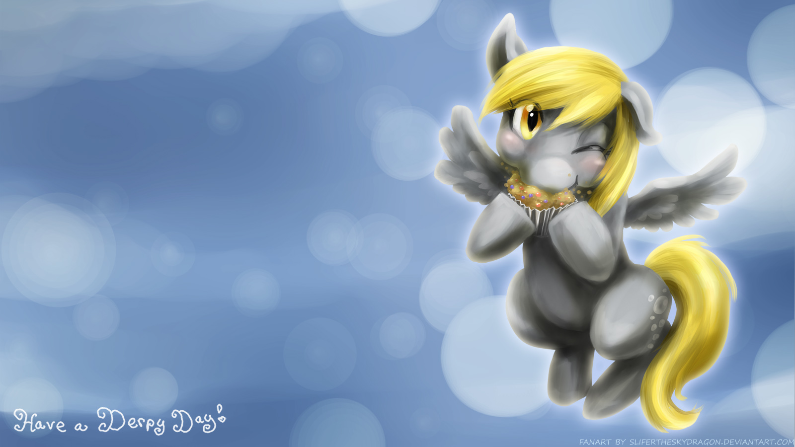 Have A Derpy Wallpaper Widescreen By Slifertheskydragon On