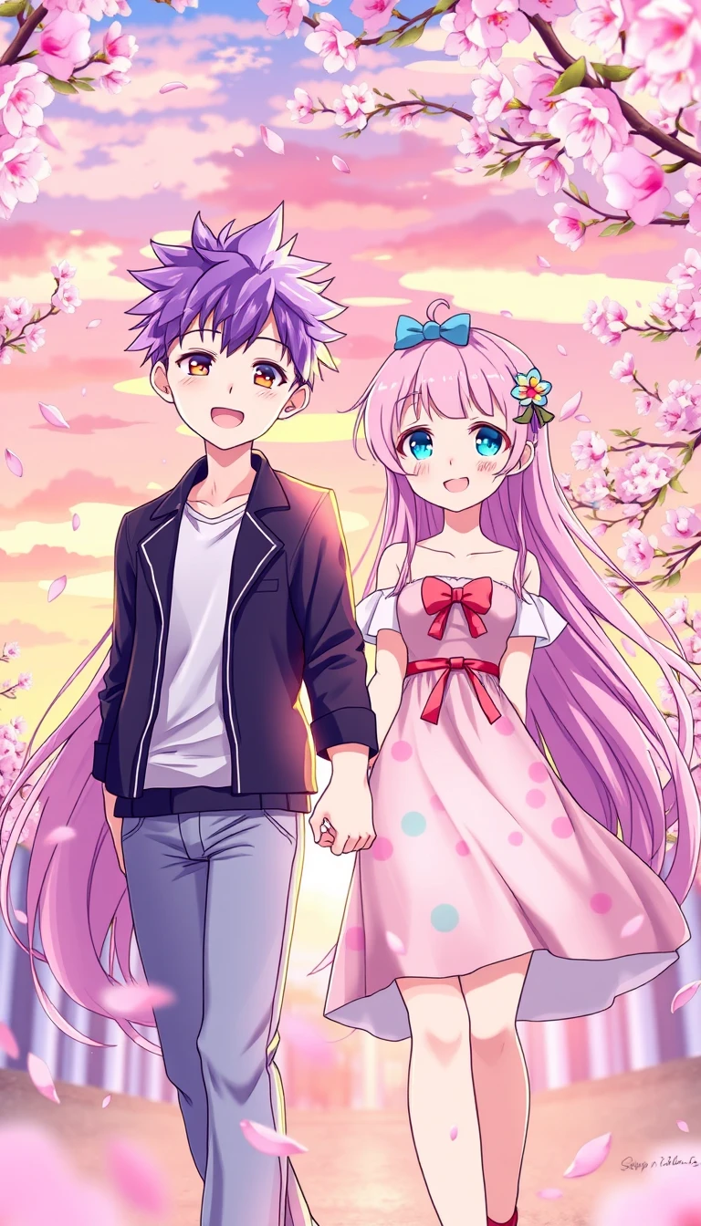 Anime Couple Mobile Wallpaper