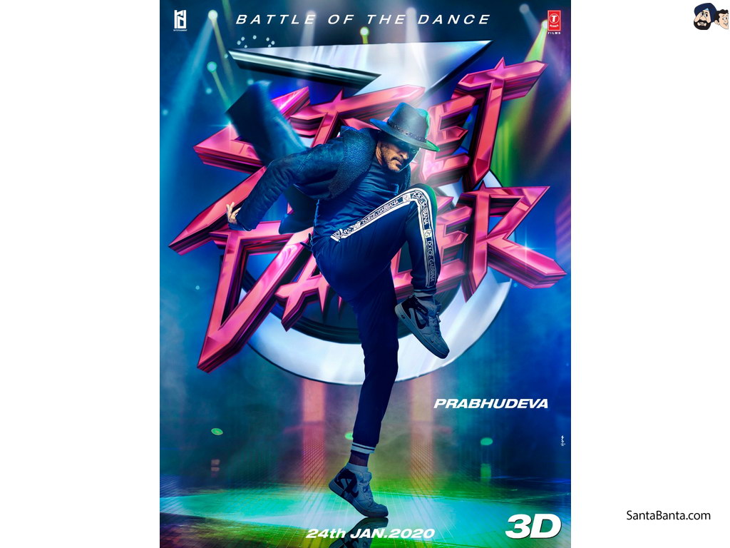 Prabhu Deva In The Poster Of Bollywood Dance Film Street Dancer