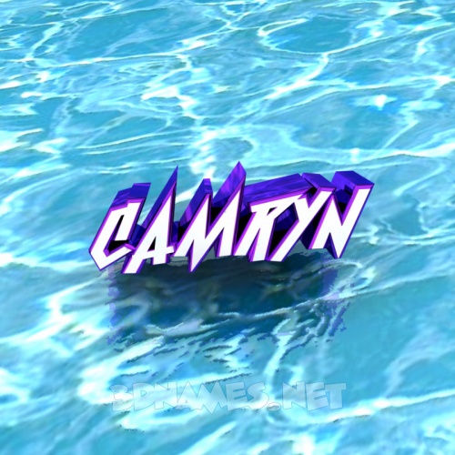 Pre Of Water For Name Camryn