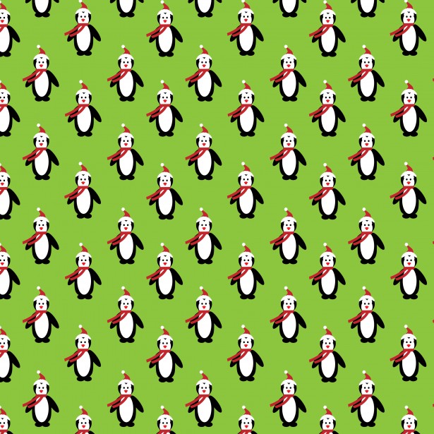 Christmas Penguin Wallpaper Cute by Karen Arnold 615x615