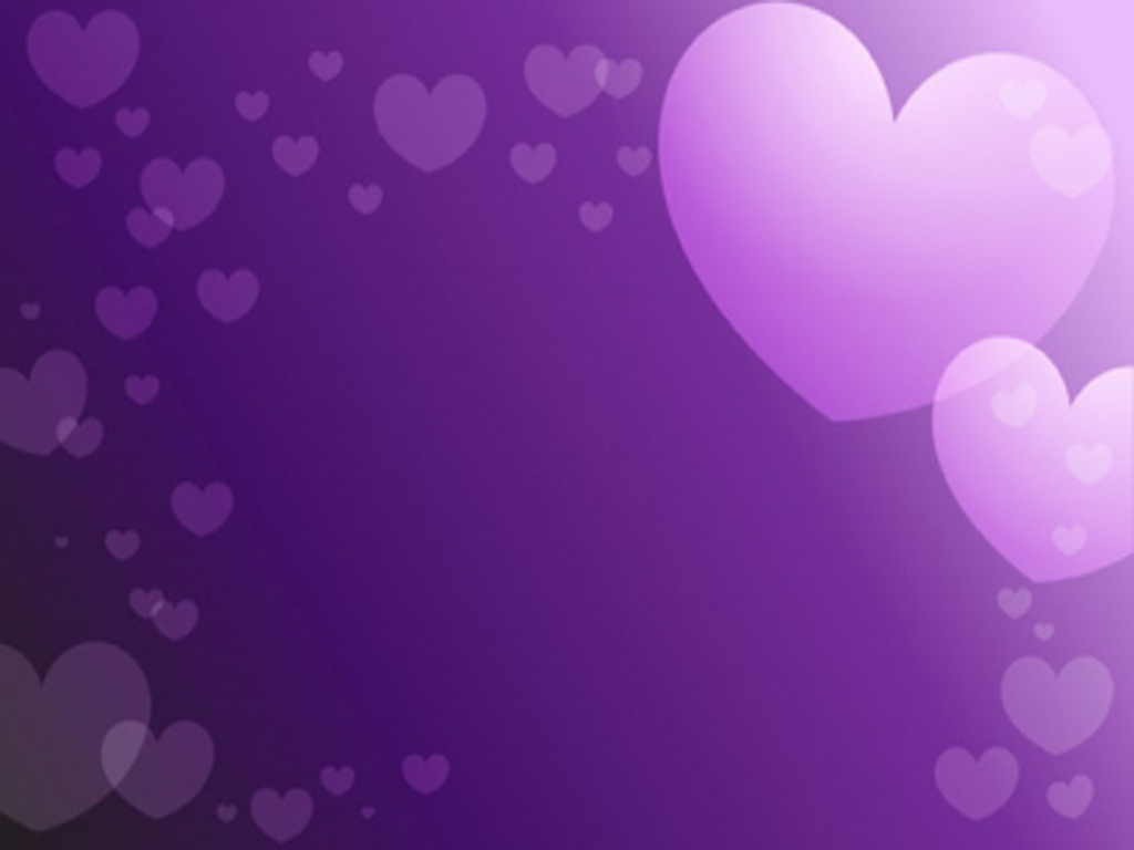 Violet Heart Background