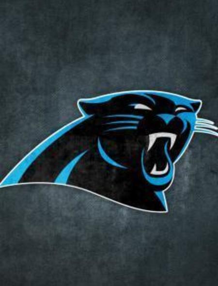 Carolina Panthers Grungy Wallpaper For iPhone
