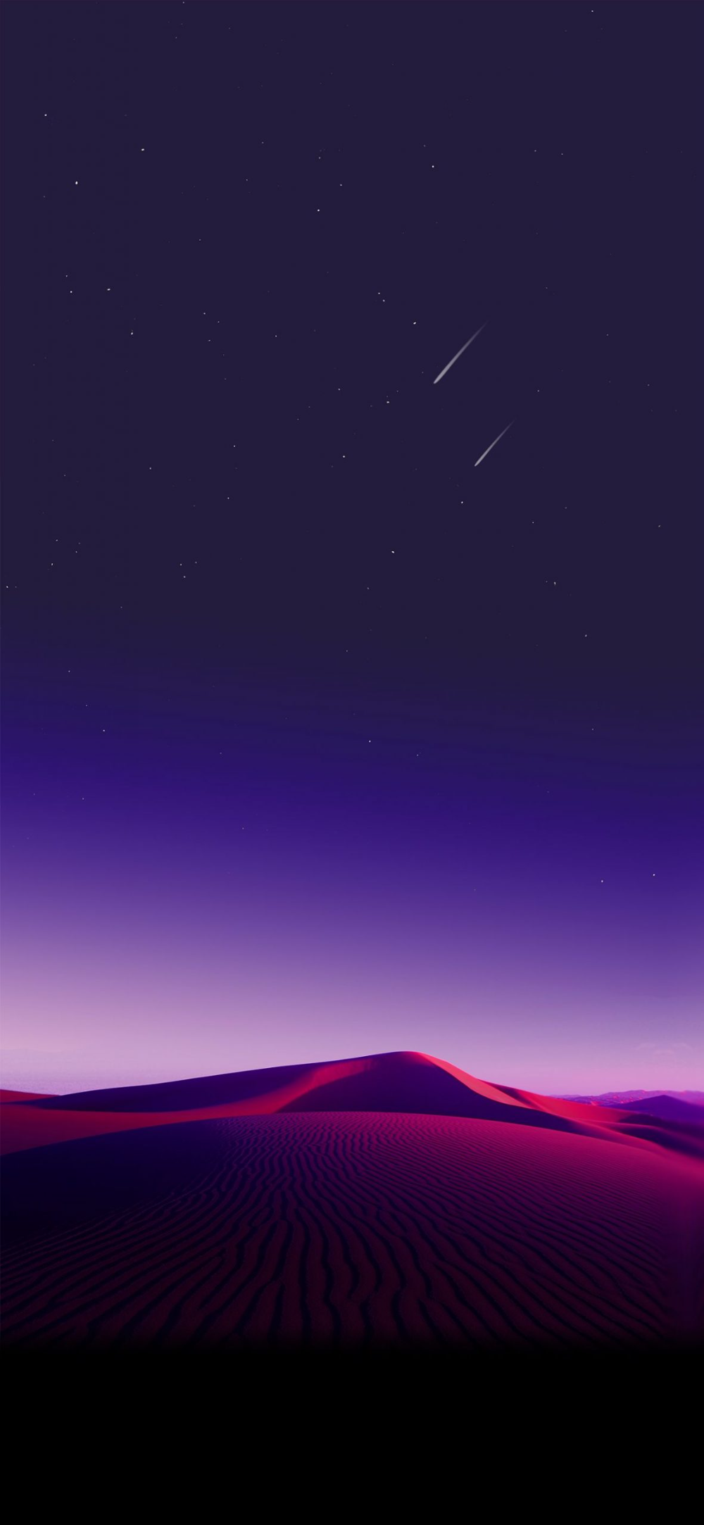 Gradient Sky Desert iPhone Wallpaper
