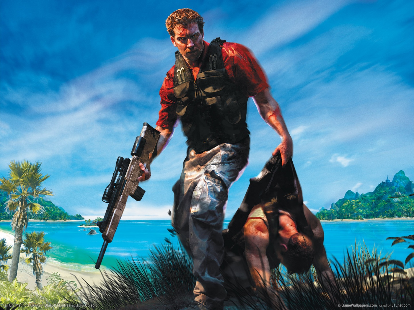 Far Cry Instincts Wallpaper Stock Photos