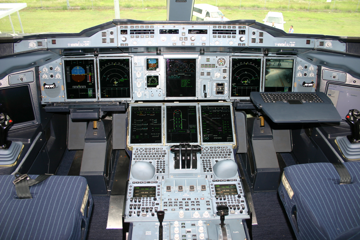 Airbus A380 Cockpit Layout Aircraft Wallpaper