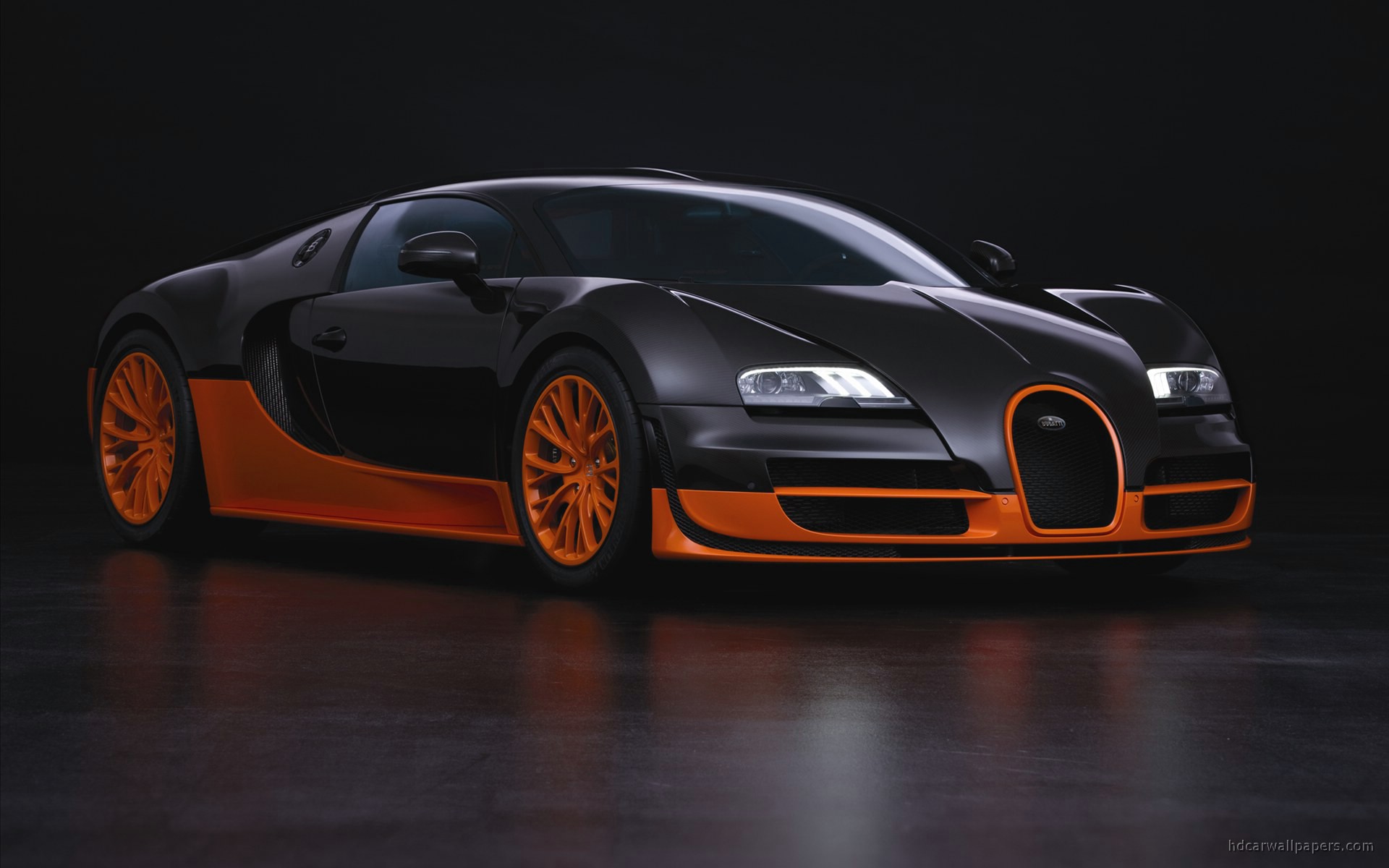 Bugatti Veyron Super Sports Car Wallpaper HD