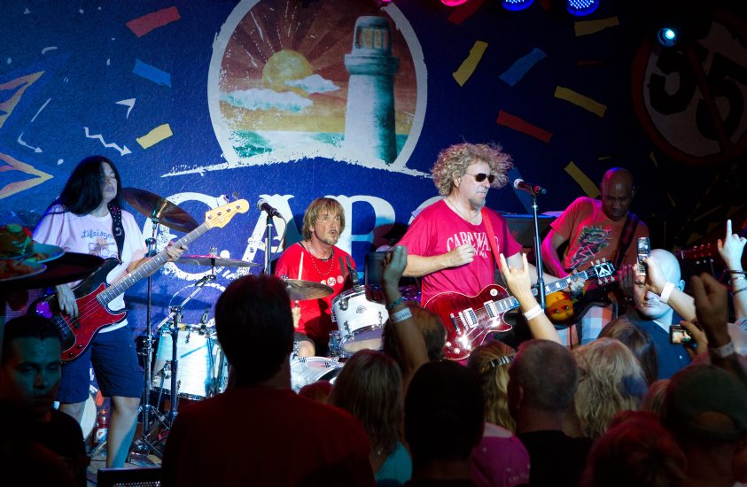 Sammy Hagar And His Band The Wabos Perform At Official Pre Concert