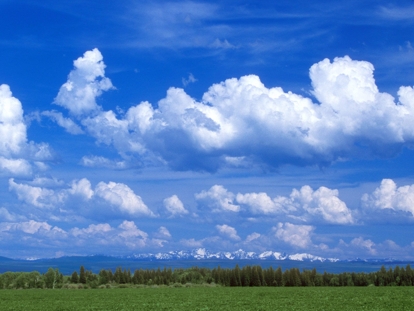 Free Download HQ Partly Cloudy Near Joseph Oregon Clouds Wallpaper