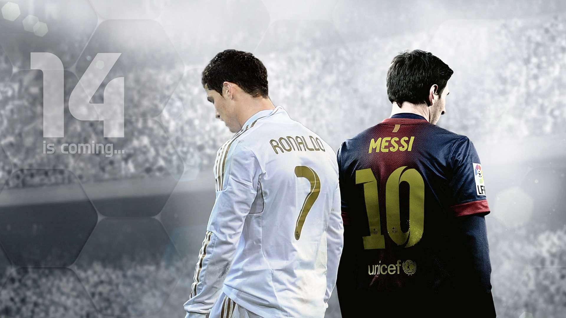 C Ronaldo Vs Messi Wallpaper