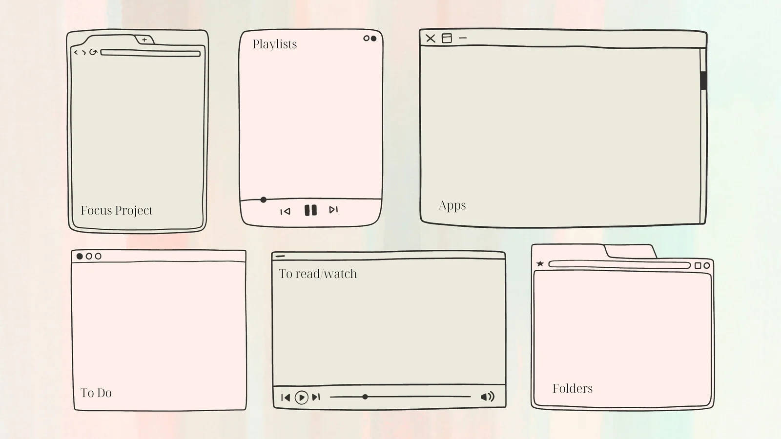 Desktop Organizer Wallpaper