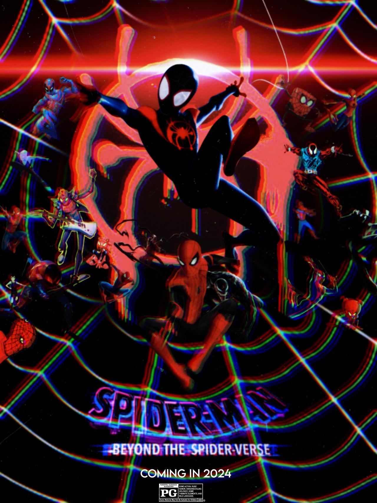 Beyond The Spider Verse Concept Poster By LoltHD