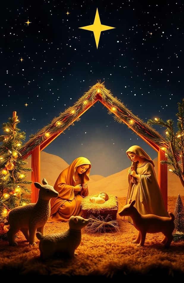 Christmas Nativity Wallpaper