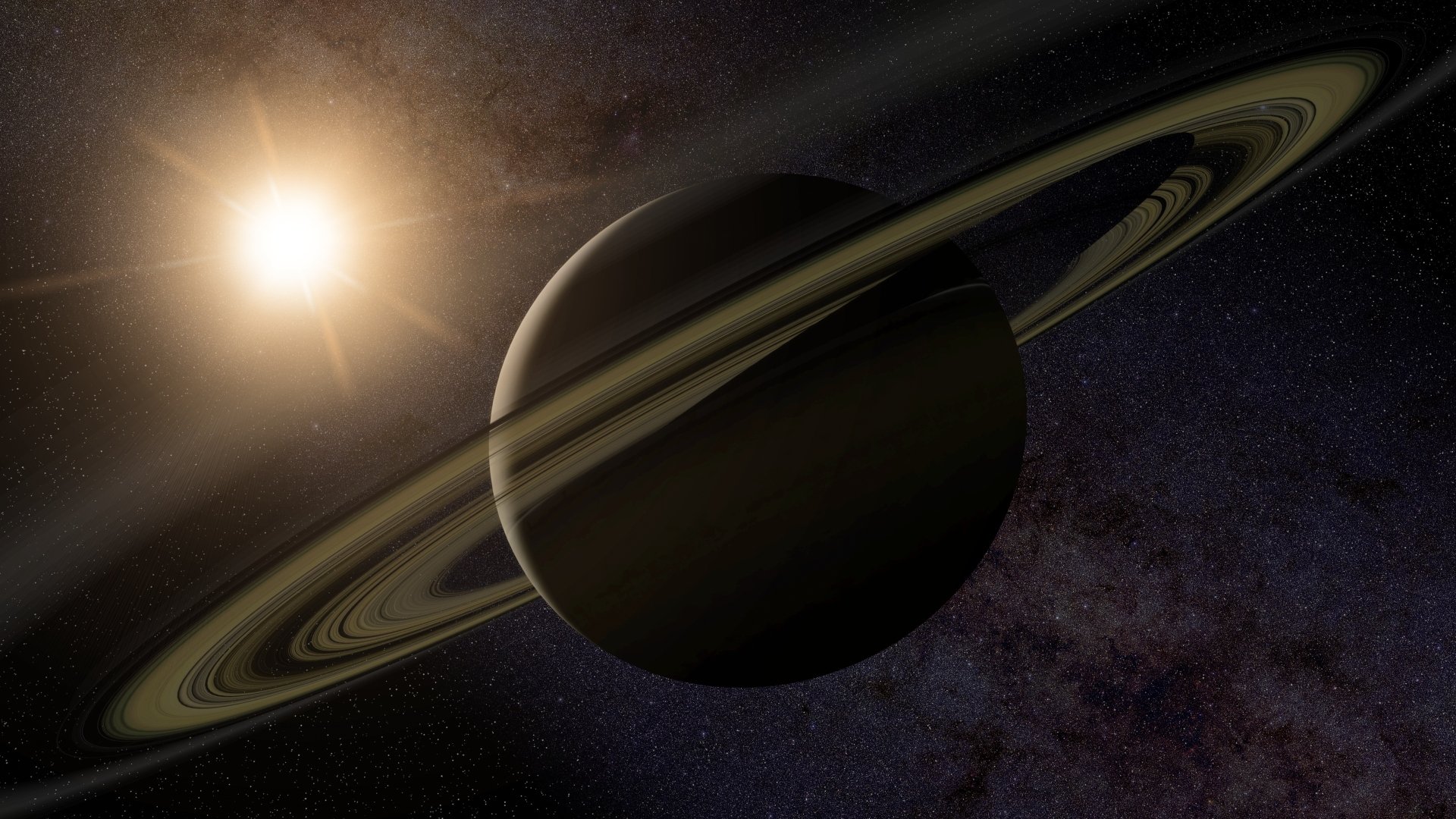 Render Of Saturn 4k Wallpaper