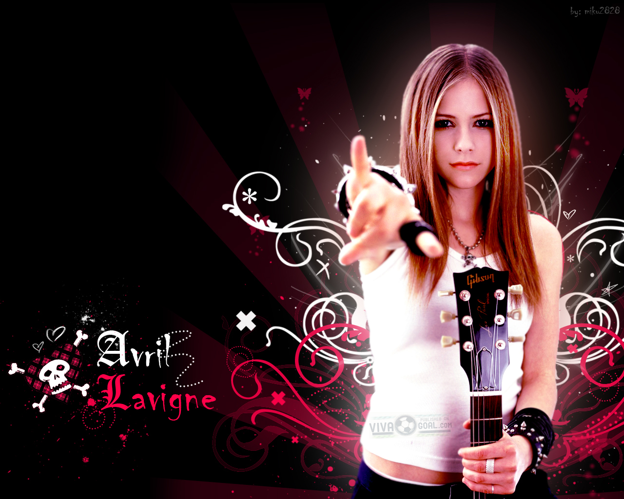 Wallpaper Avril Lavigne Papel De Parede