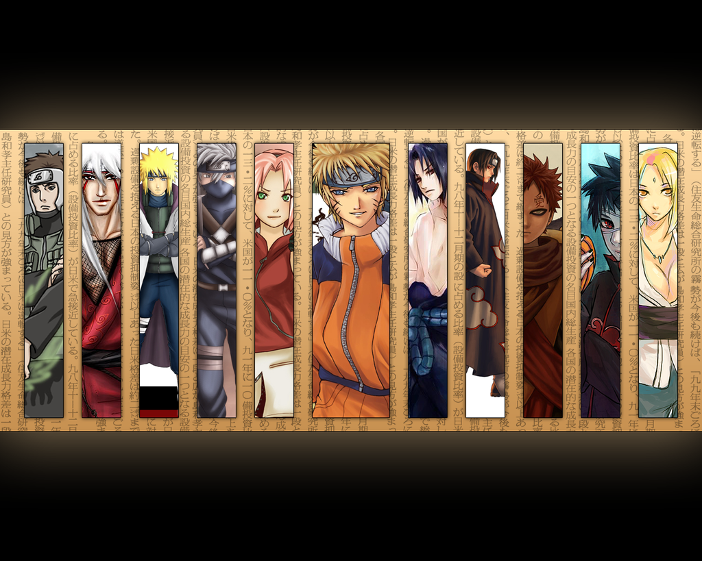 Wallpaper Desktop Naruto Characters