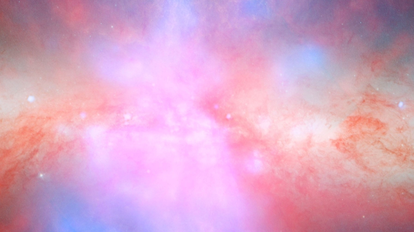 Pink Nebula Mac Wallpaper