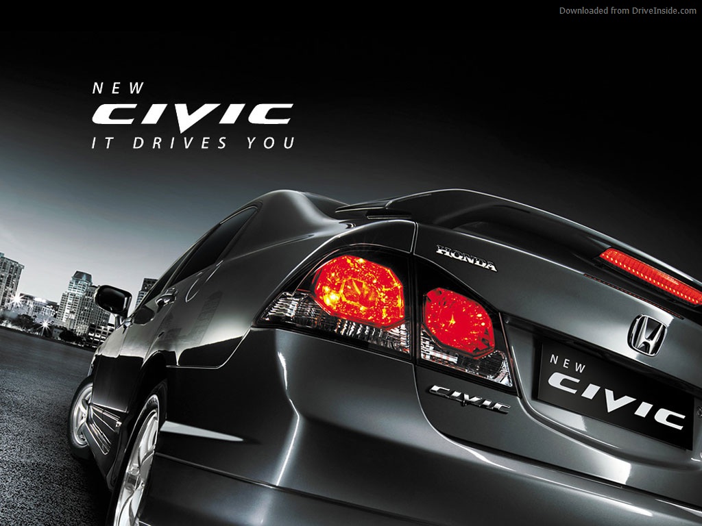 Black Honda Civic Wallpaper HD Background In Cars