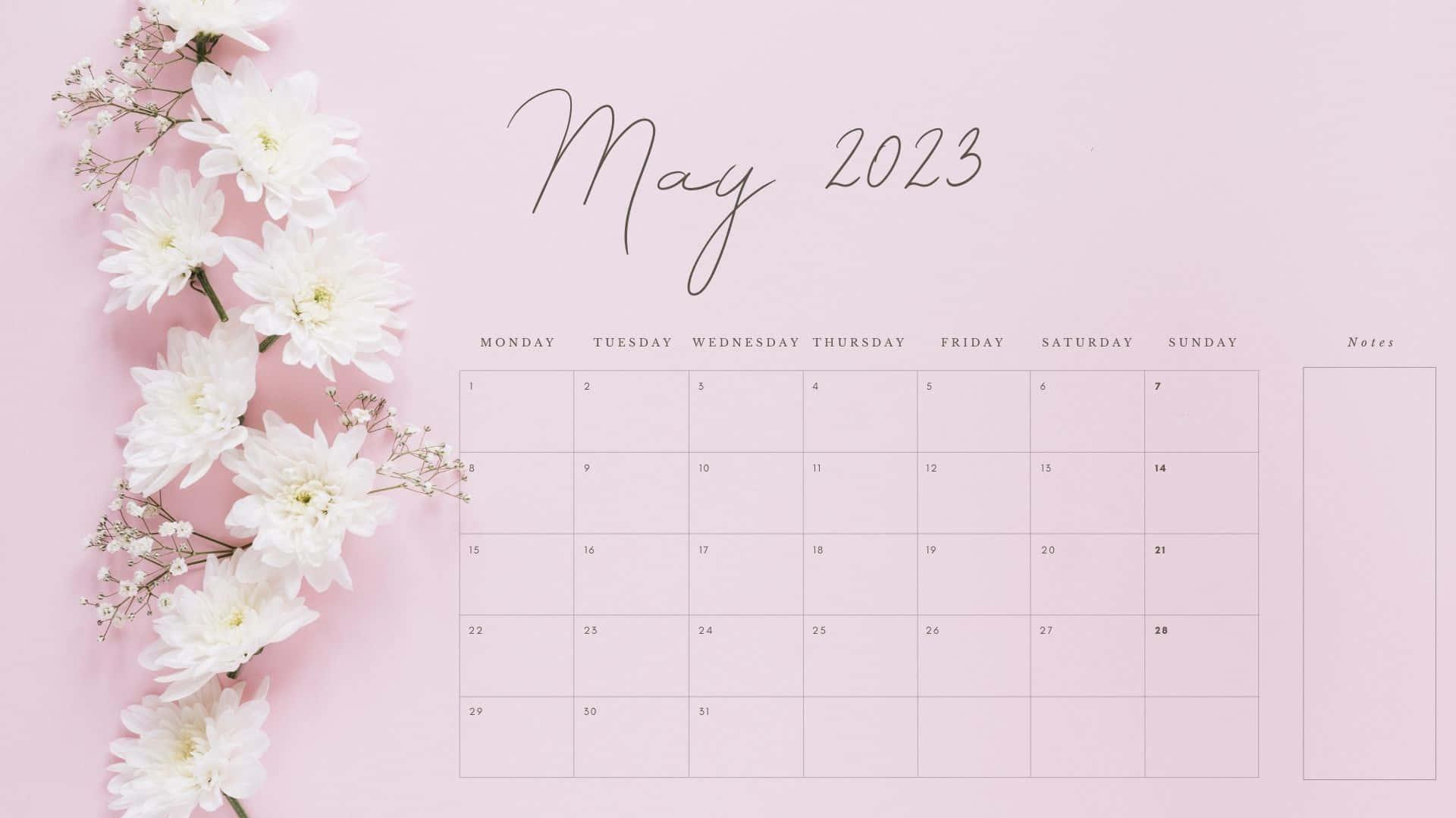 Free May 2023 Calendar Wallpaper Downloads [100] May 2023