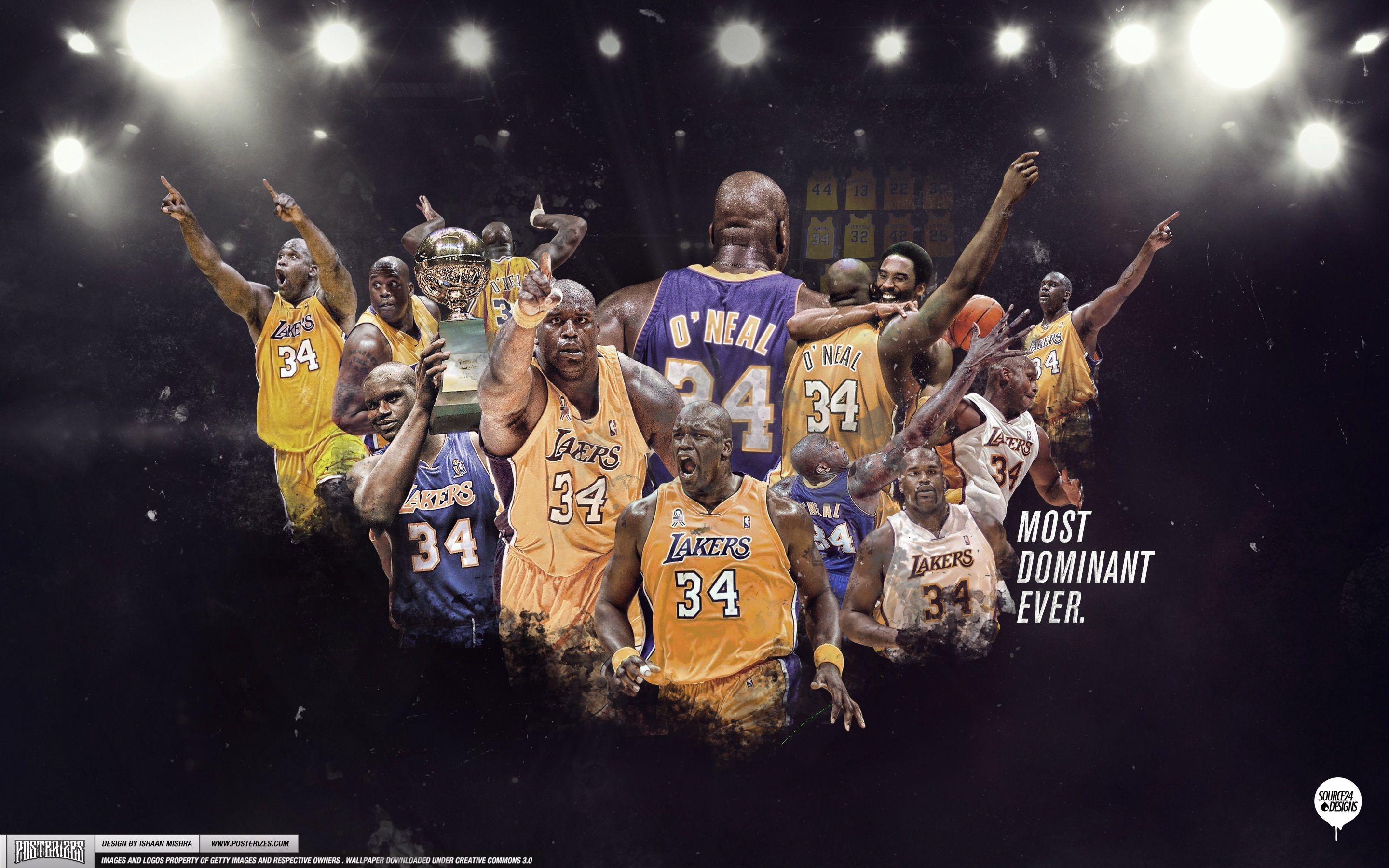 Shaquille O Neal Lakers Wallpaper