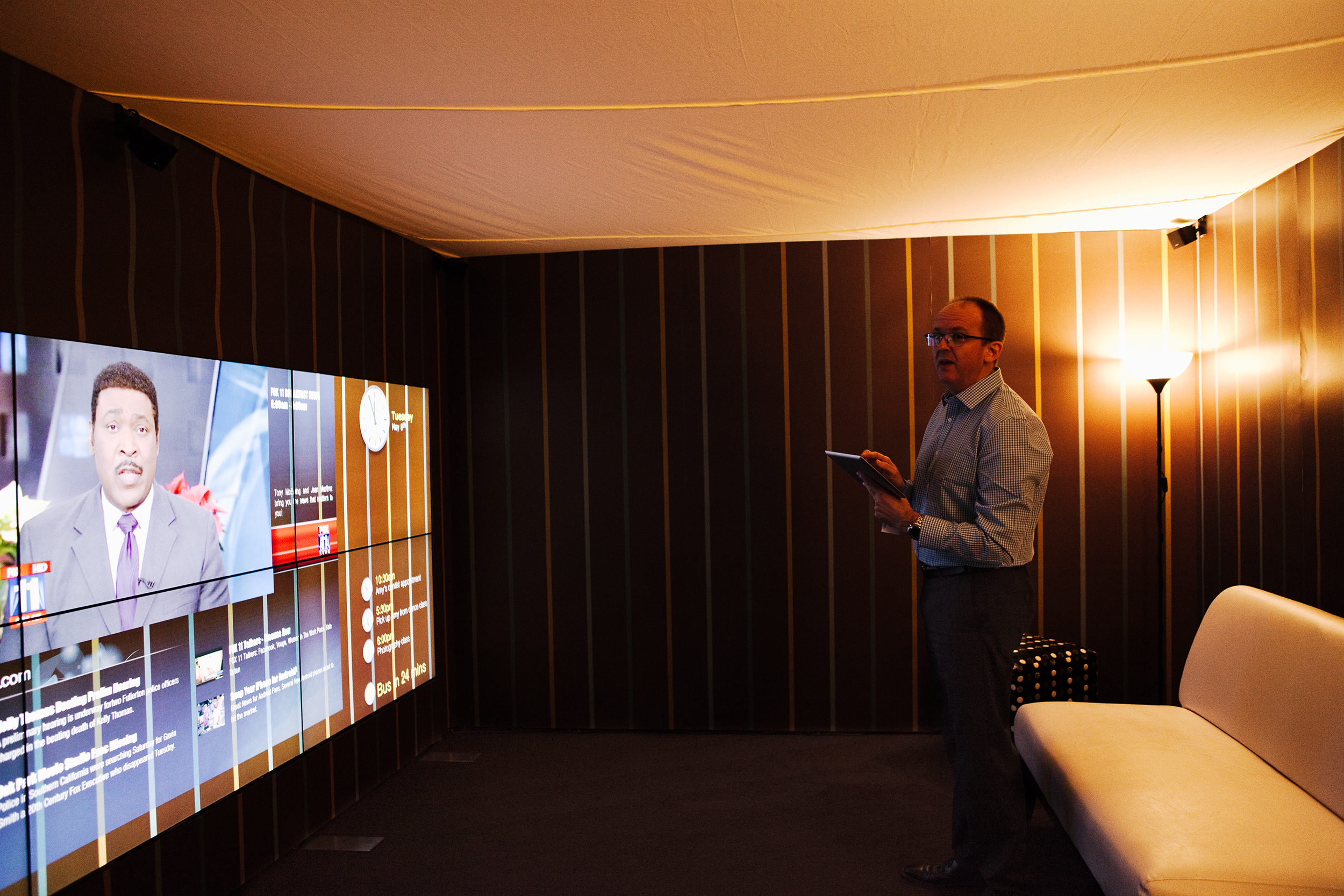 Skip To Story Nds Cto Nick Thexton Demonstrates How Future Televisions