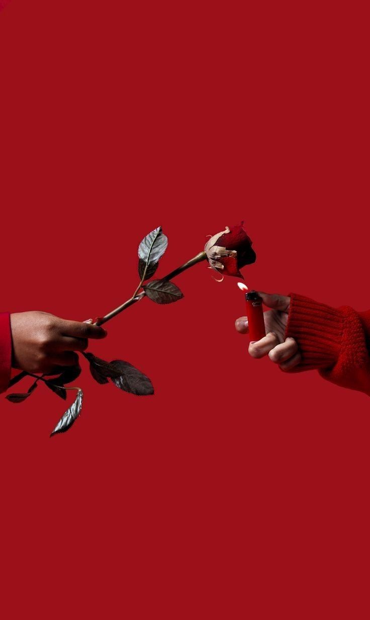 Malorie Sysourath On Wallpaper In Red Aesthetic