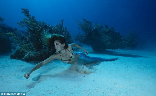 Real Life Mermaid Linden Wolbert Swims With Custom Made Tail