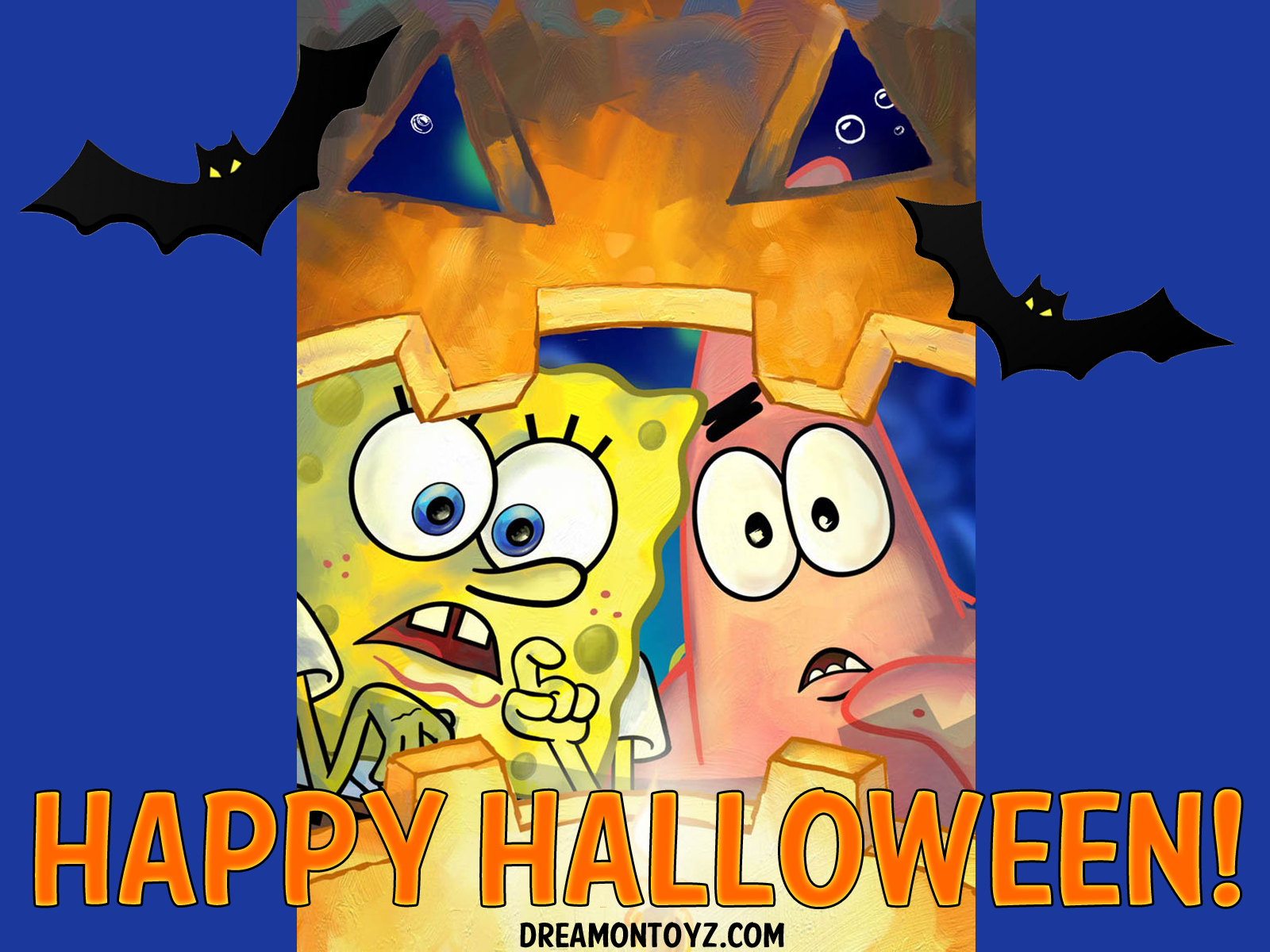 Graphics Pics Gifs Photographs Spongebob Halloween Wallpaper