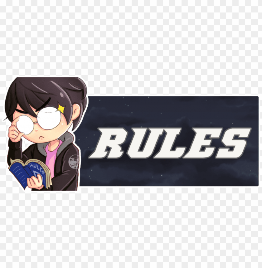 May Rules Banner Transparent Anime Png Image With