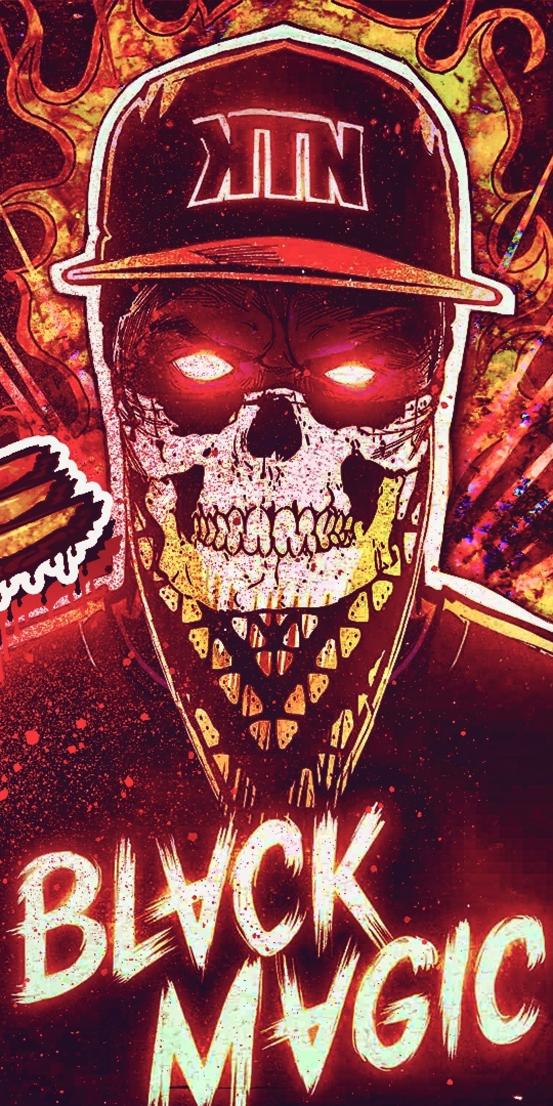Download 1080x2160 Kill The Noise Music Graphic Design Skull