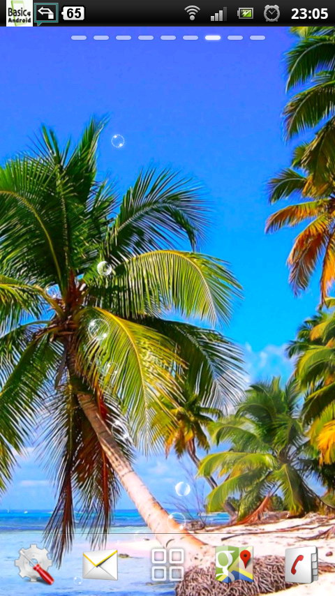 Caribbean Beach Shore Live Wallpaper For Your Android