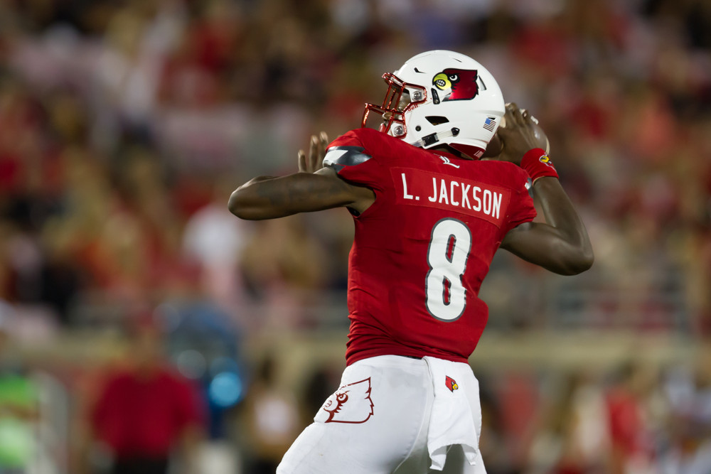Lamar Jackson Sets New Louisville Single Game Yards Record