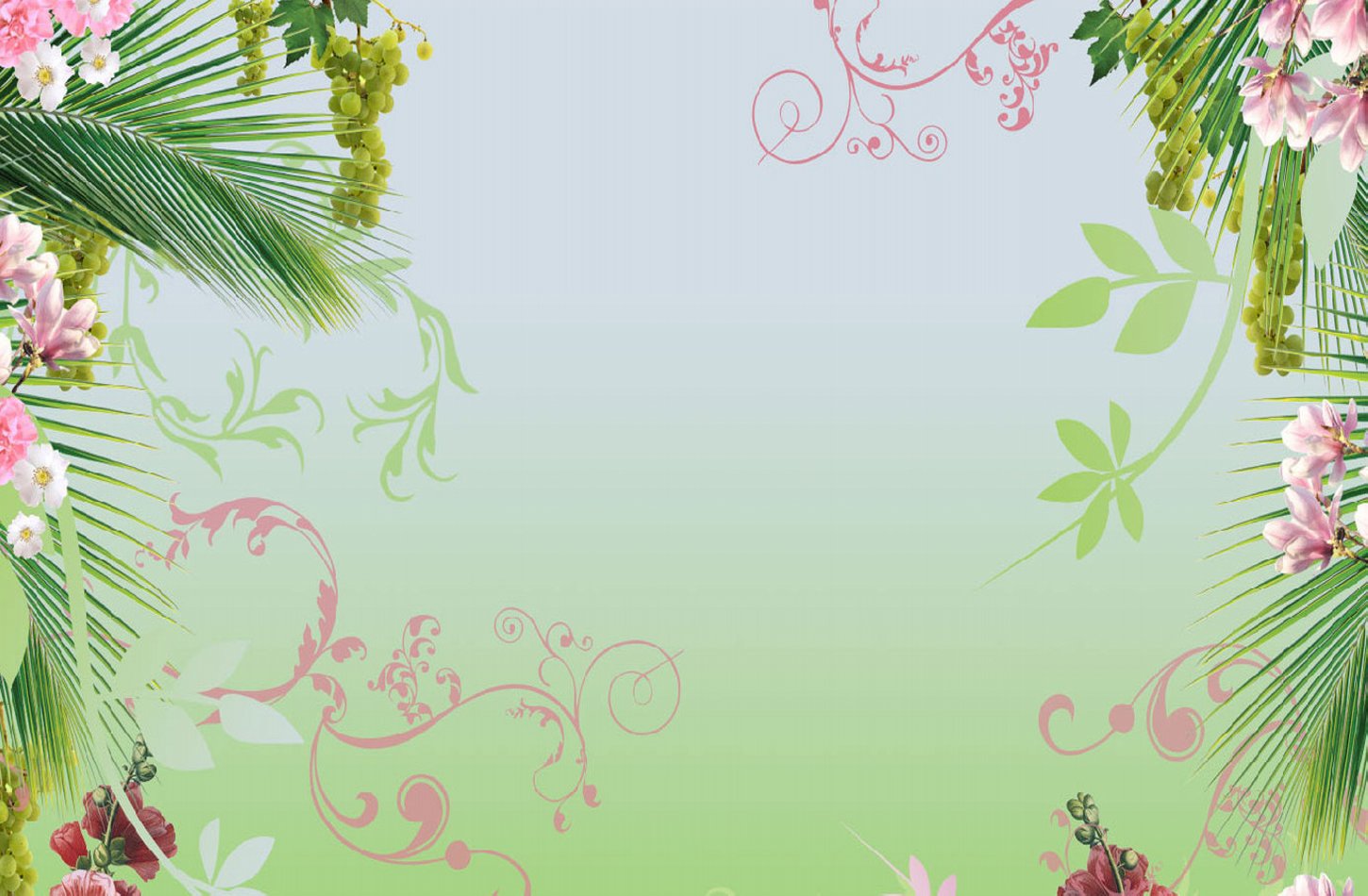 Spring Flowers Backgrounds Spring Flowers Layouts