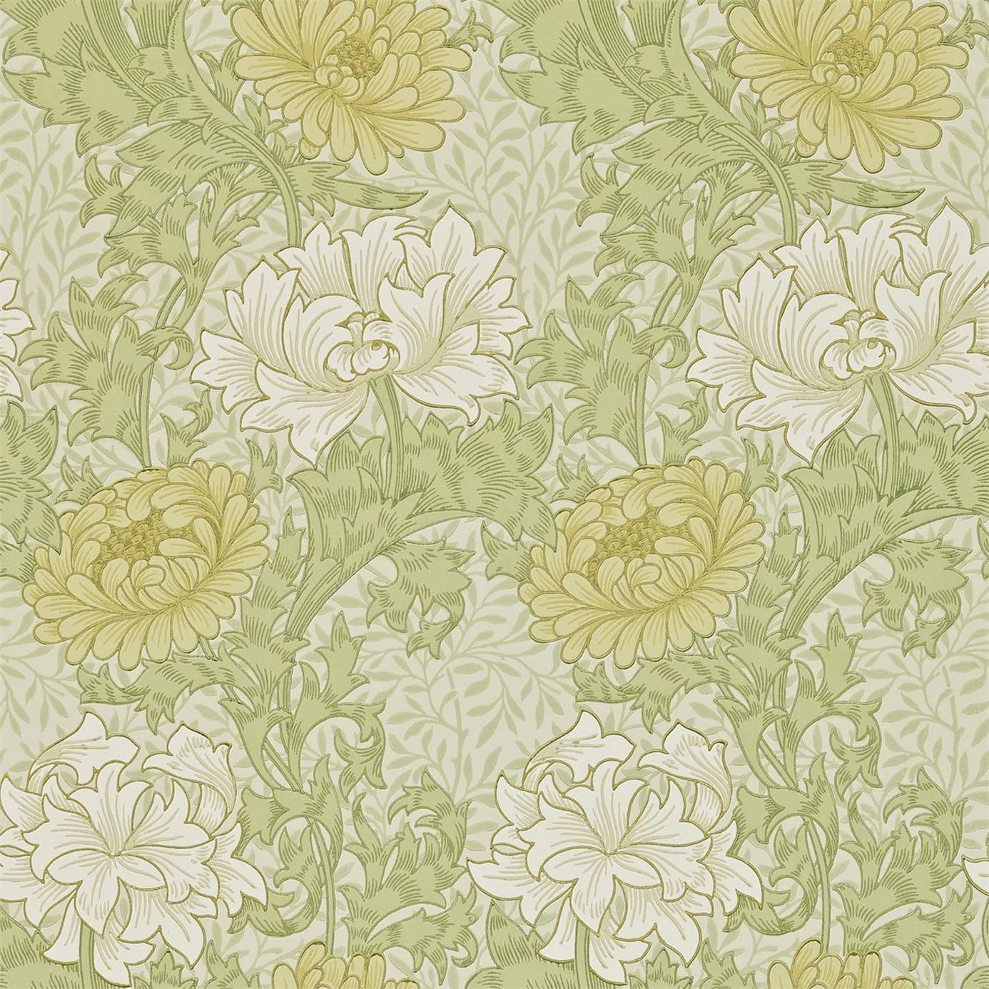 Home Wallpaper William Morris Co Archive Chrysanthemum