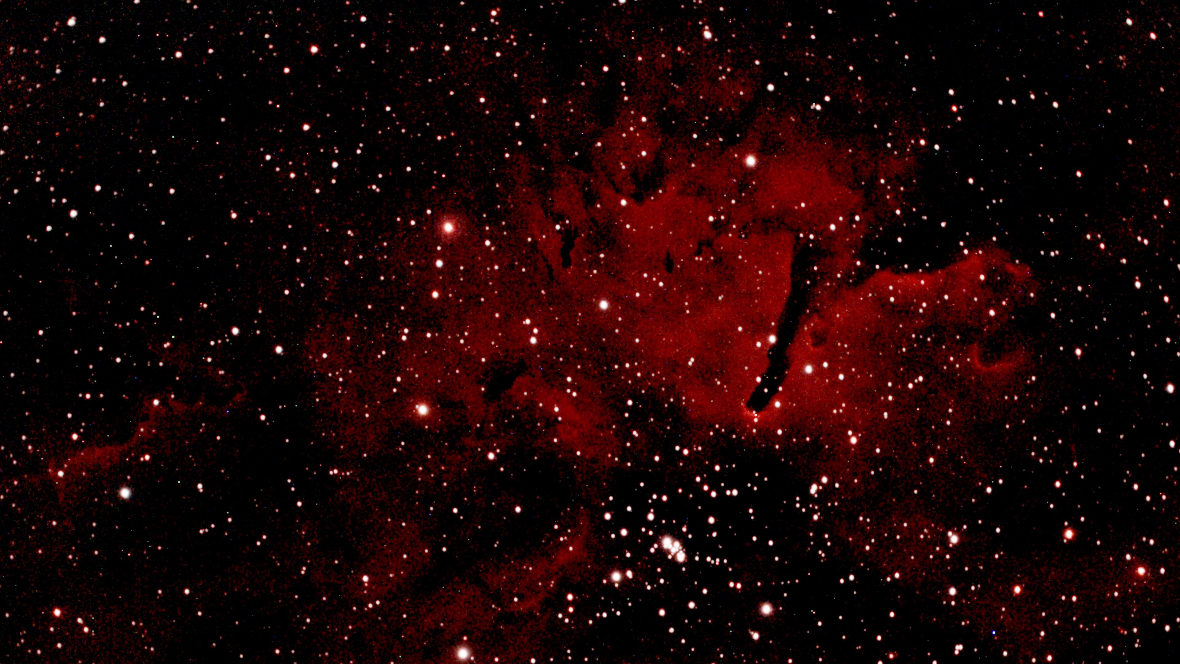 Red Space Star Wallpaper