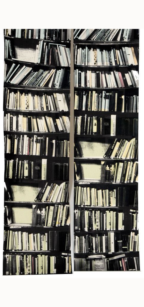 Genuine Fake Bookcase Wallpaper Abigail Ahern