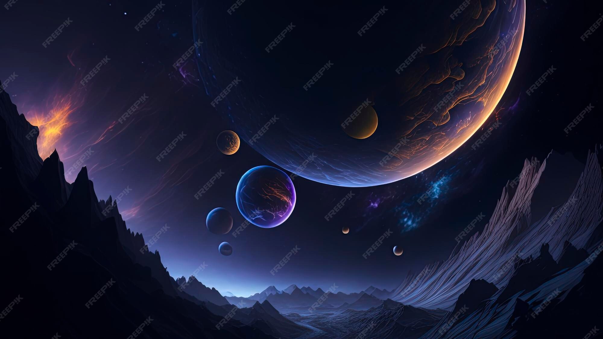 The Planets Of Galaxy Wallpaper