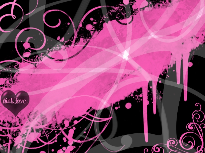 Wallpaper Graphic And Vector Pink Love
