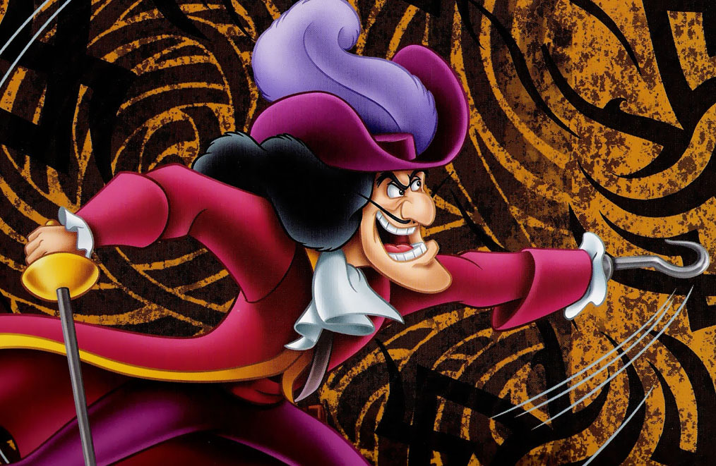 Captain Hook Disney Cartoon Characters Desktop Wallpaper