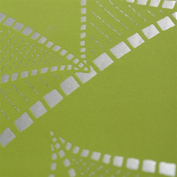 Top Velvet Green Leaves Pattern Textured Luxury Wallpaper