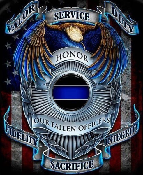 fallen Police Officers Thin Blue LinePolice Officer