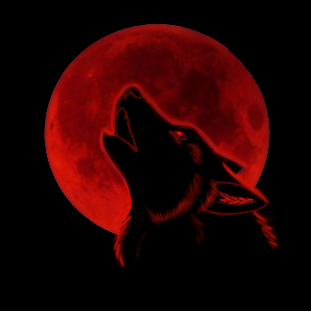 Red Moon Wallpapers Wolf wallpaper Red and black wallpaper Red