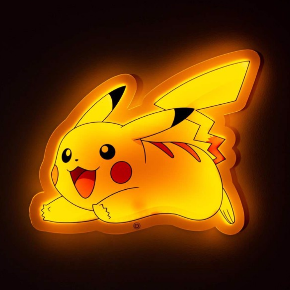Pokemon Pikachu Neon Mural Lamp The Little Things