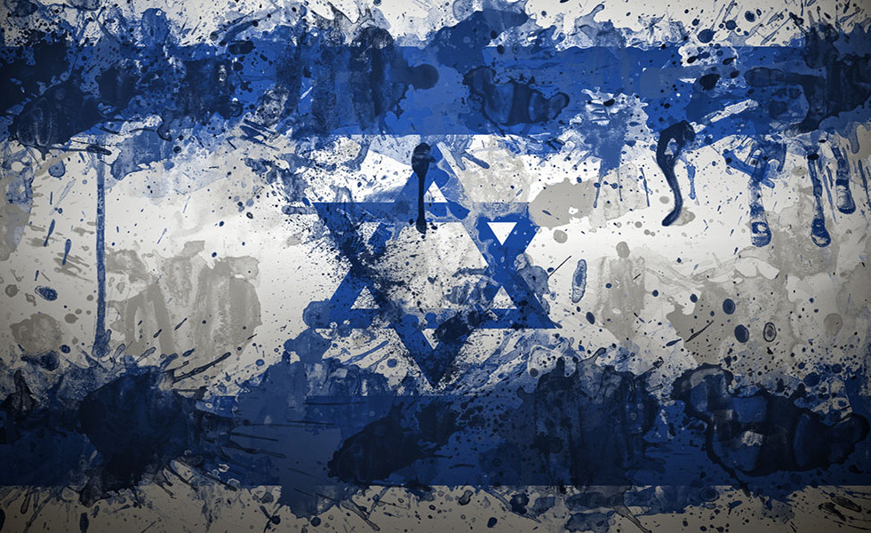 Israel Flag Art Desktop Wallpaper