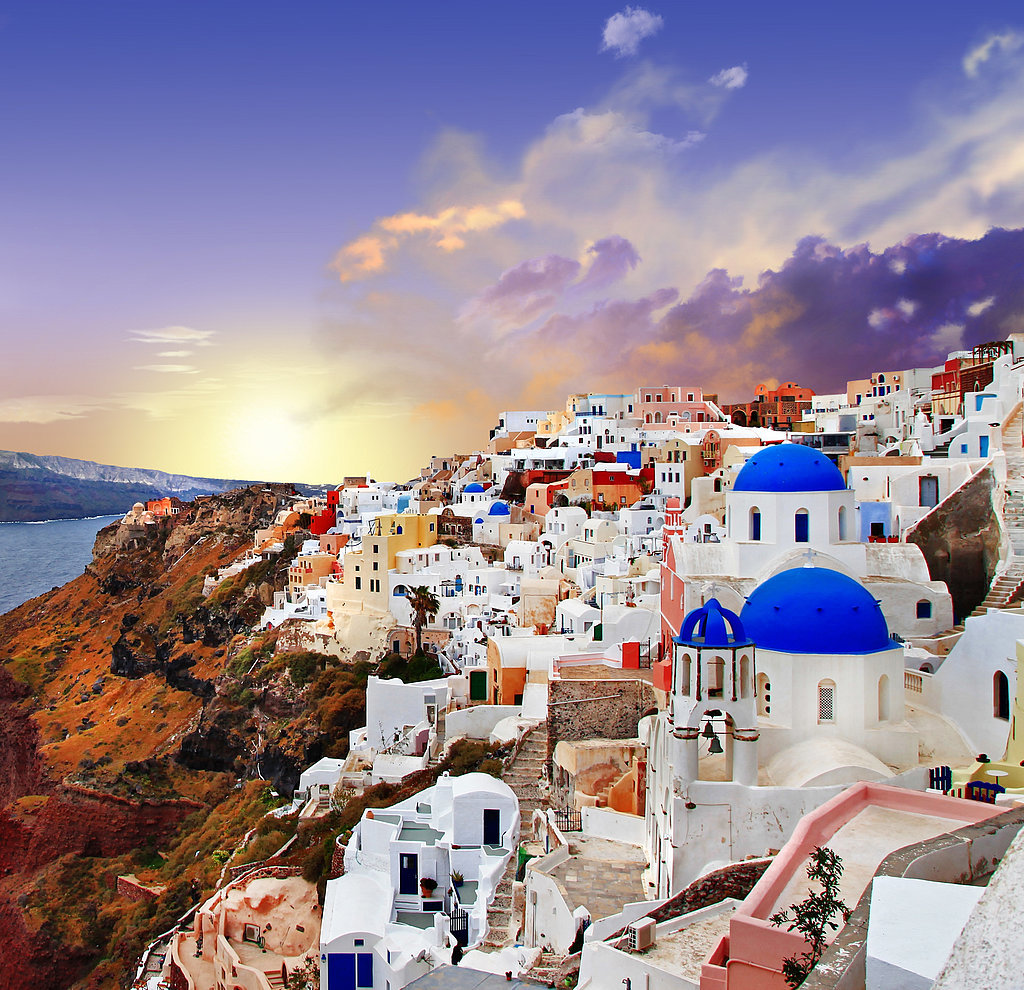 Santorini Greece HD Wallpaper
