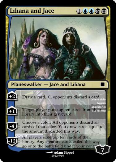 Liliana And Jace Planeswalker By Vinio2323